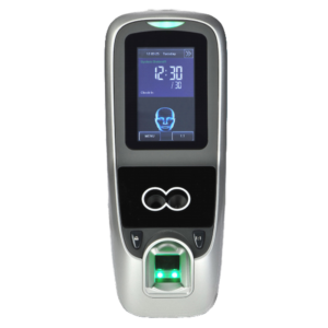 Pantalla : Táctil TFT de 3.0″
 	Capacidad de reconocimiento : 3,000
 	Capacidad de lectura : 5,000
 	Capacidad de registro : 100,000
 	Dimensiones : 275(L)*100(W)*195(H)mm
 	Comunicación : TCP/IP, RS232 /485, USB Host , Wiegand de entrada y de salida

Descargar Catálogo