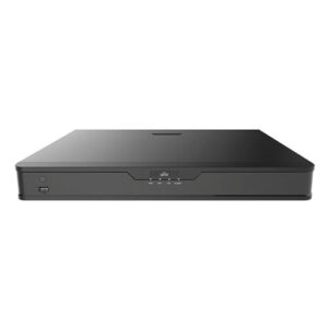 Grabador de video en red de 16 canales

 	Admite formatos de video Ultra H.265/H.265/H.264
 	Entrada de 16 canales
 	Admite cámaras principales de conformidad con ONVIF (Perfil S, Perfil G, Perfil T) y protocolos RTSP
 	Compatible con HDMI de 1 canal, VGA de 1 canal. Resolución HDMI de hasta 4K (3840x2160)
 	Salidas independientes HDMI y VGA proporcionadas
 	Grabación con resolución de hasta 12 megapíxeles
 	2 discos duros SATA, hasta 8 TB por cada disco duro
 	Varios modos de dewarping de ojo de pez para visualización en vivo y reproducción tanto para la interfaz web como para la GUI
 	Tecnología ANR para mejorar la confiabilidad del almacenamiento cuando la red está desconectada
 	Admite actualización en la nube

Descargar Catálogo